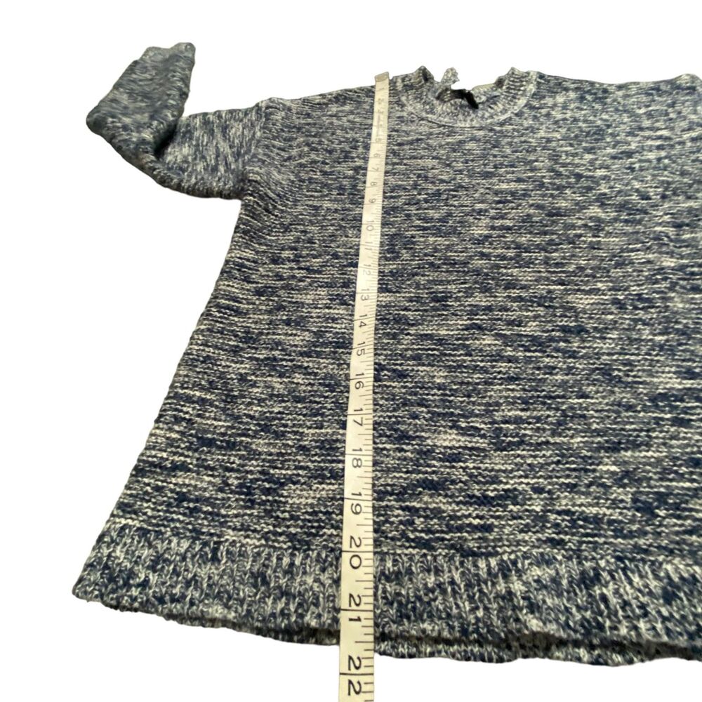 J. CREW Women Blue Marbled Pullover Sweater Small - Picture 9 of 9